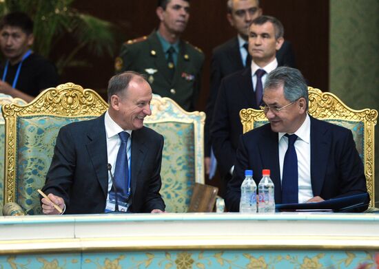 Russian President Vladimir Putin attends Collective Security Treaty Organization summit in Tajikistan