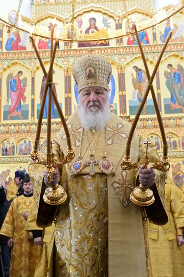 Patriarch Kirill consecrates Theophany Cathedral in Novy Urengoi