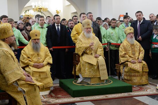 Patriarch Kirill consecrates Theophany Cathedral in Novy Urengoi