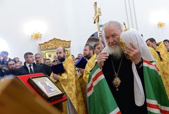 Patriarch Kirill consecrates Theophany Cathedral in Novy Urengoi