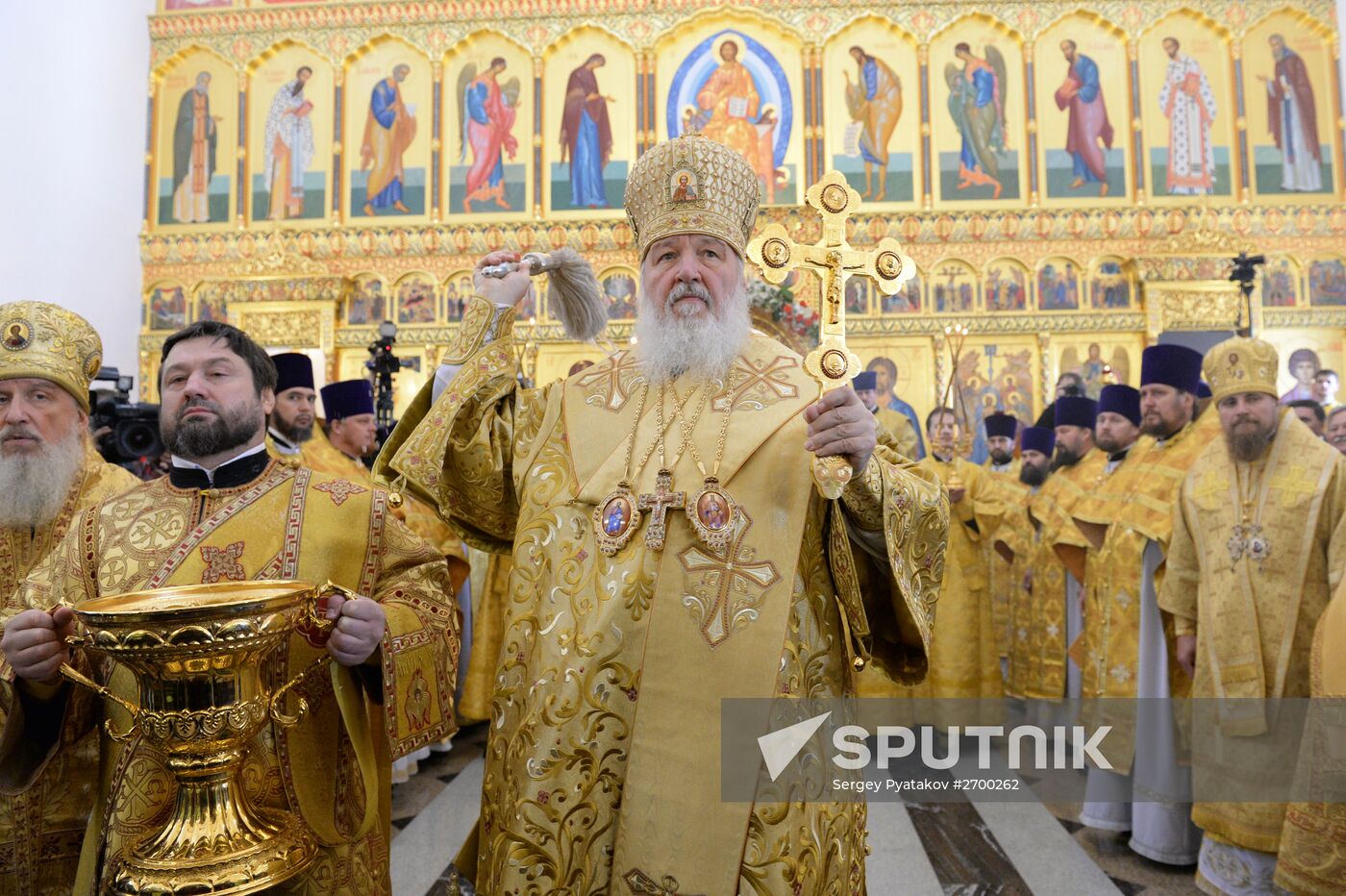 Patriarch Kirill consecrates Theophany Cathedral in Novy Urengoi
