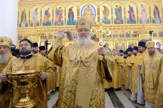 Patriarch Kirill consecrates Theophany Cathedral in Novy Urengoi