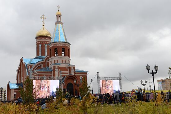 Patriarch Kirill consecrates Theophany Cathedral in Novy Urengoi