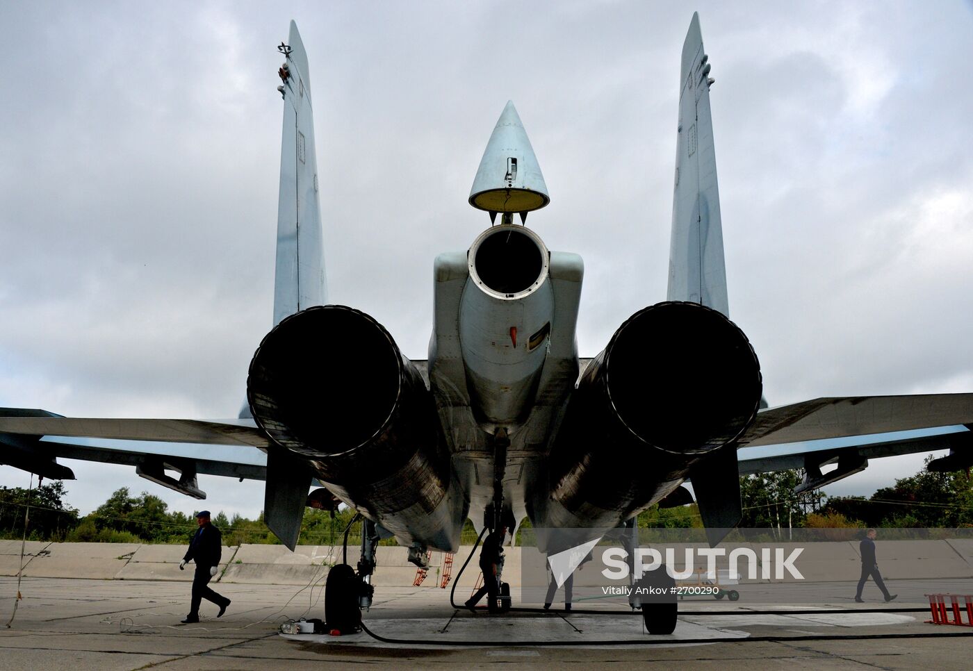 Tactical air force exercise in Russia's Primorye Territory