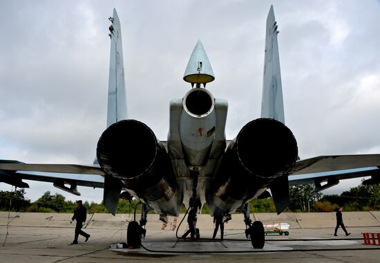 Tactical air force exercise in Russia's Primorye Territory