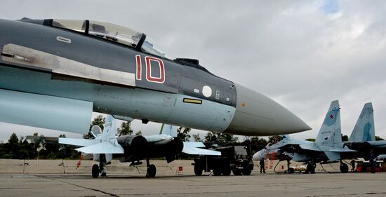 Tactical air force exercise in Russia's Primorye Territory