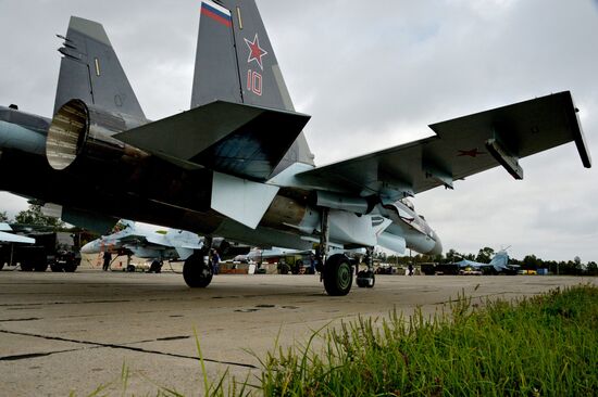 Tactical air force exercise in Russia's Primorye Territory