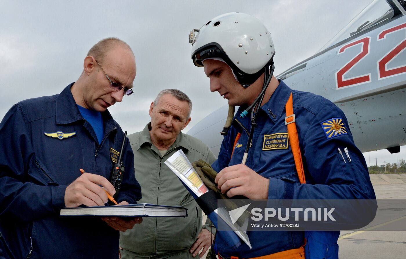 Tactical air force exercise in Russia's Primorye Territory