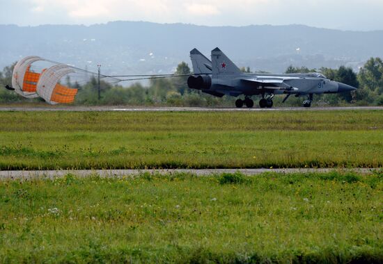 Tactical air force exercise in Russia's Primorye Territory