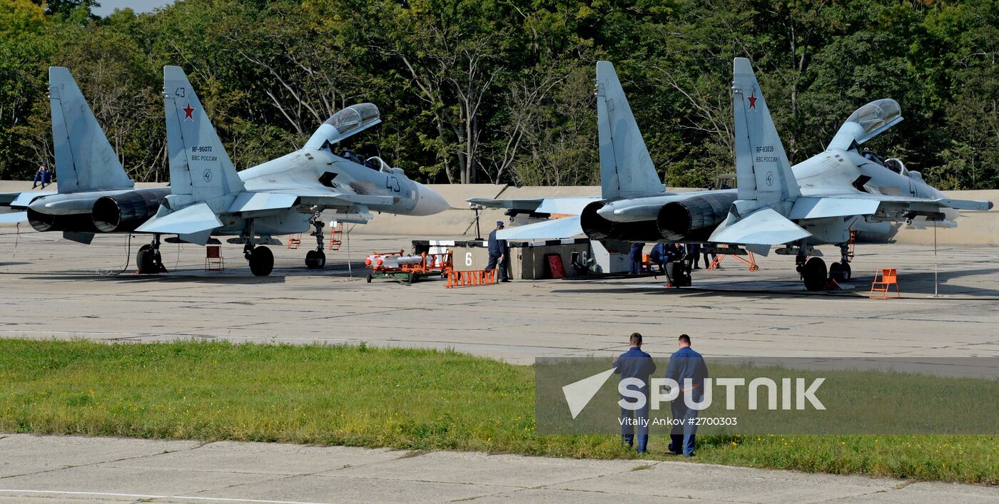 Tactical flight training in Primorye Territory