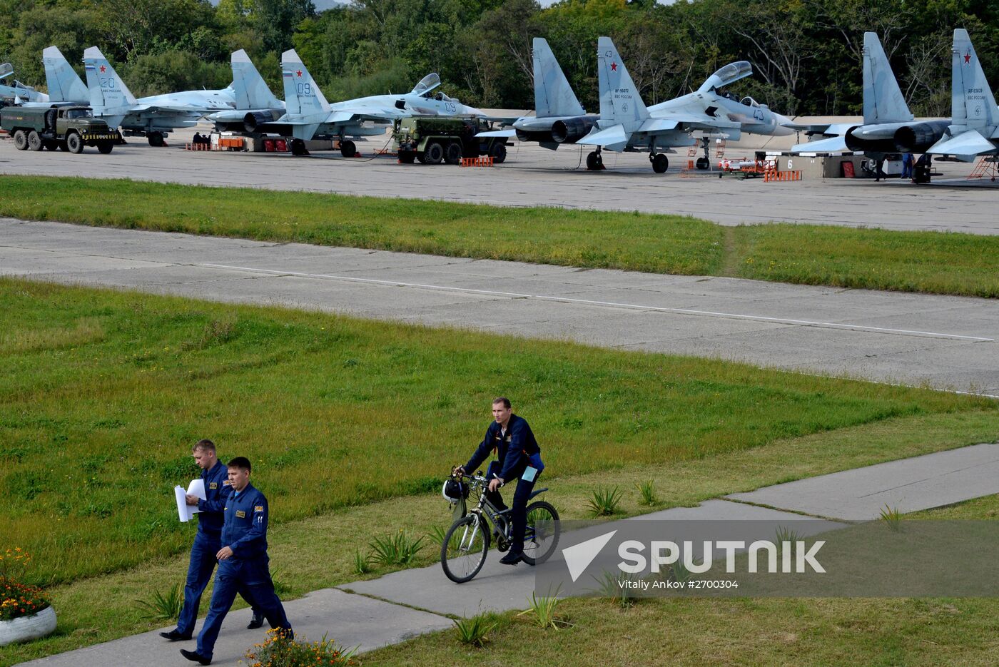 Tactical flight training in Primorye Territory