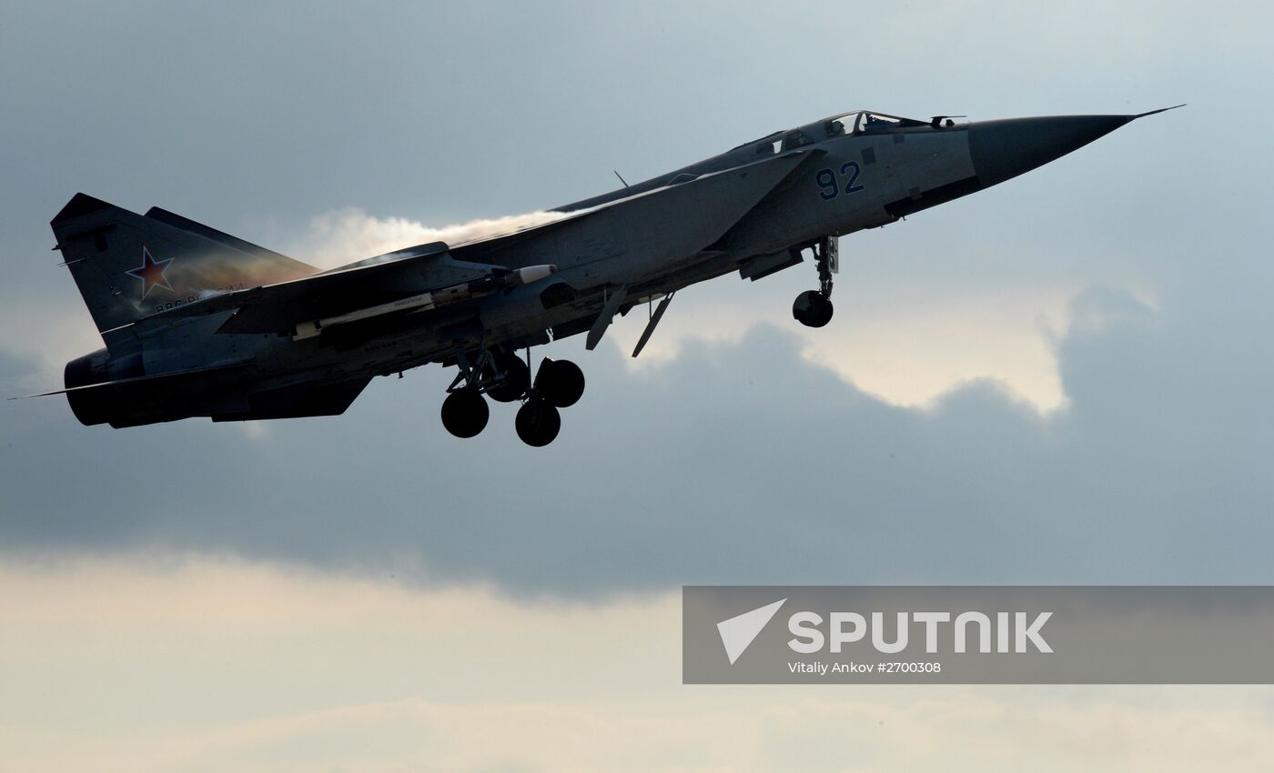 Tactical flight training in Primorye Territory