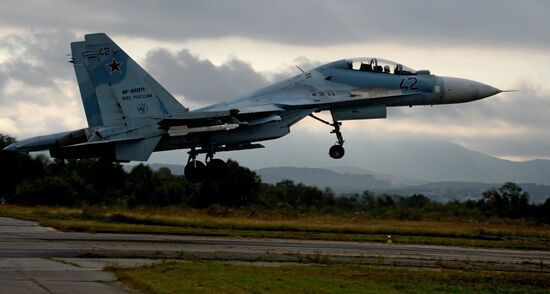 Tactical flight training in Primorye Territory