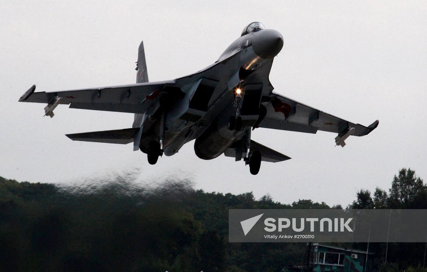 Tactical flight training in Primorye Territory