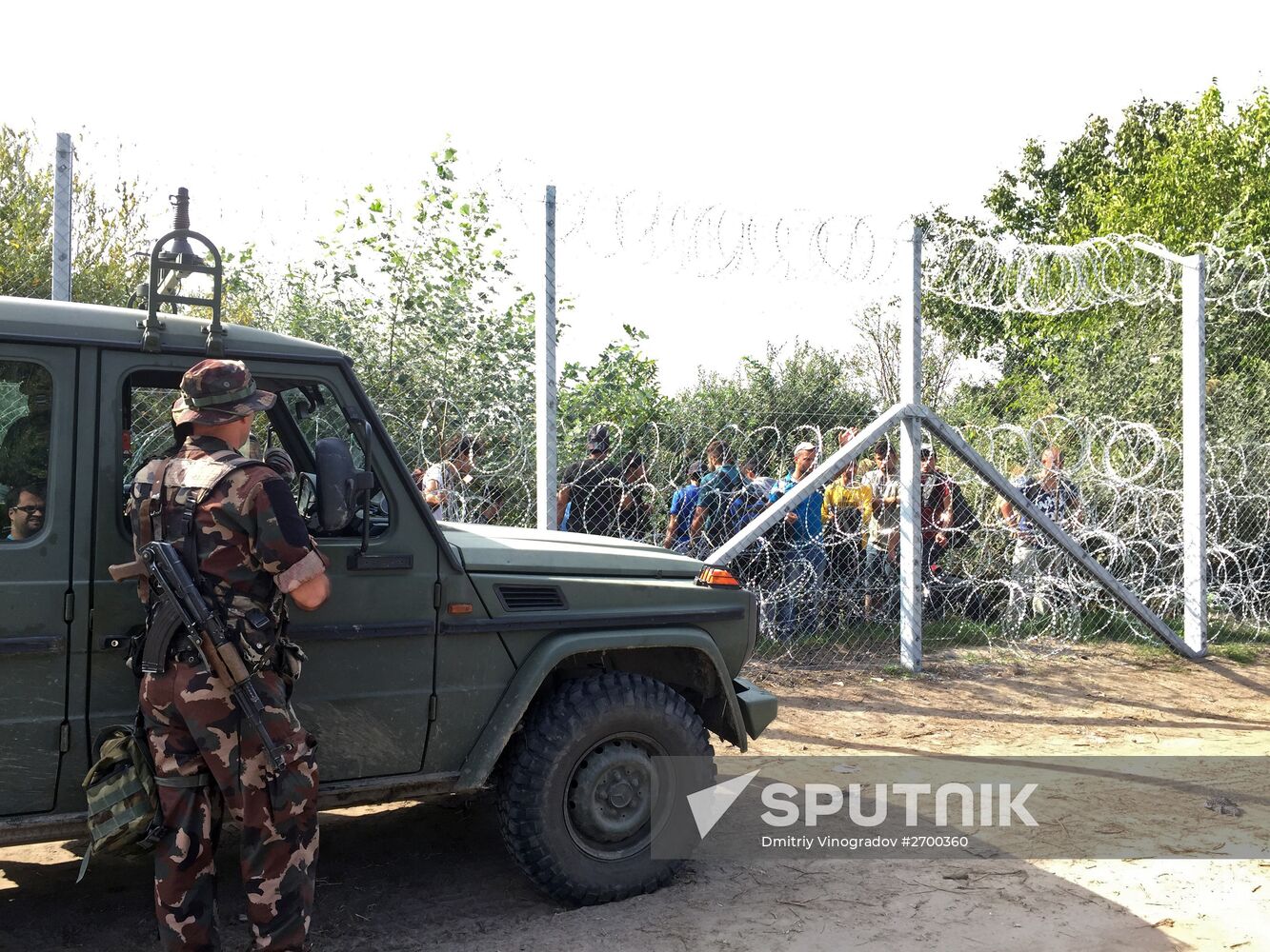 Situation on Hungarian-Serbian border