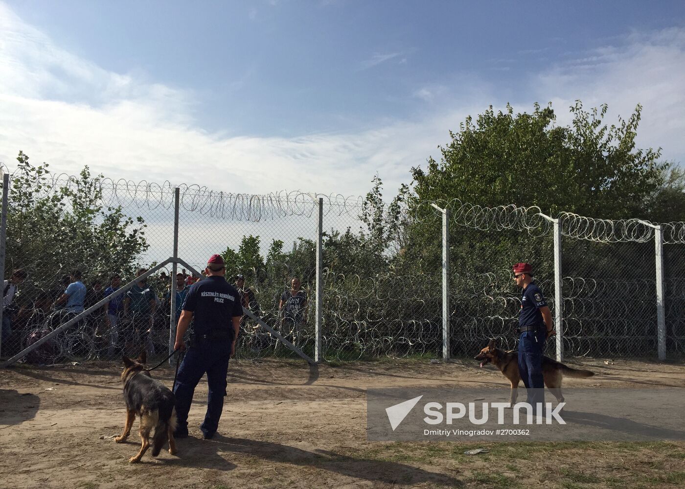 Situation on Hungarian-Serbian border