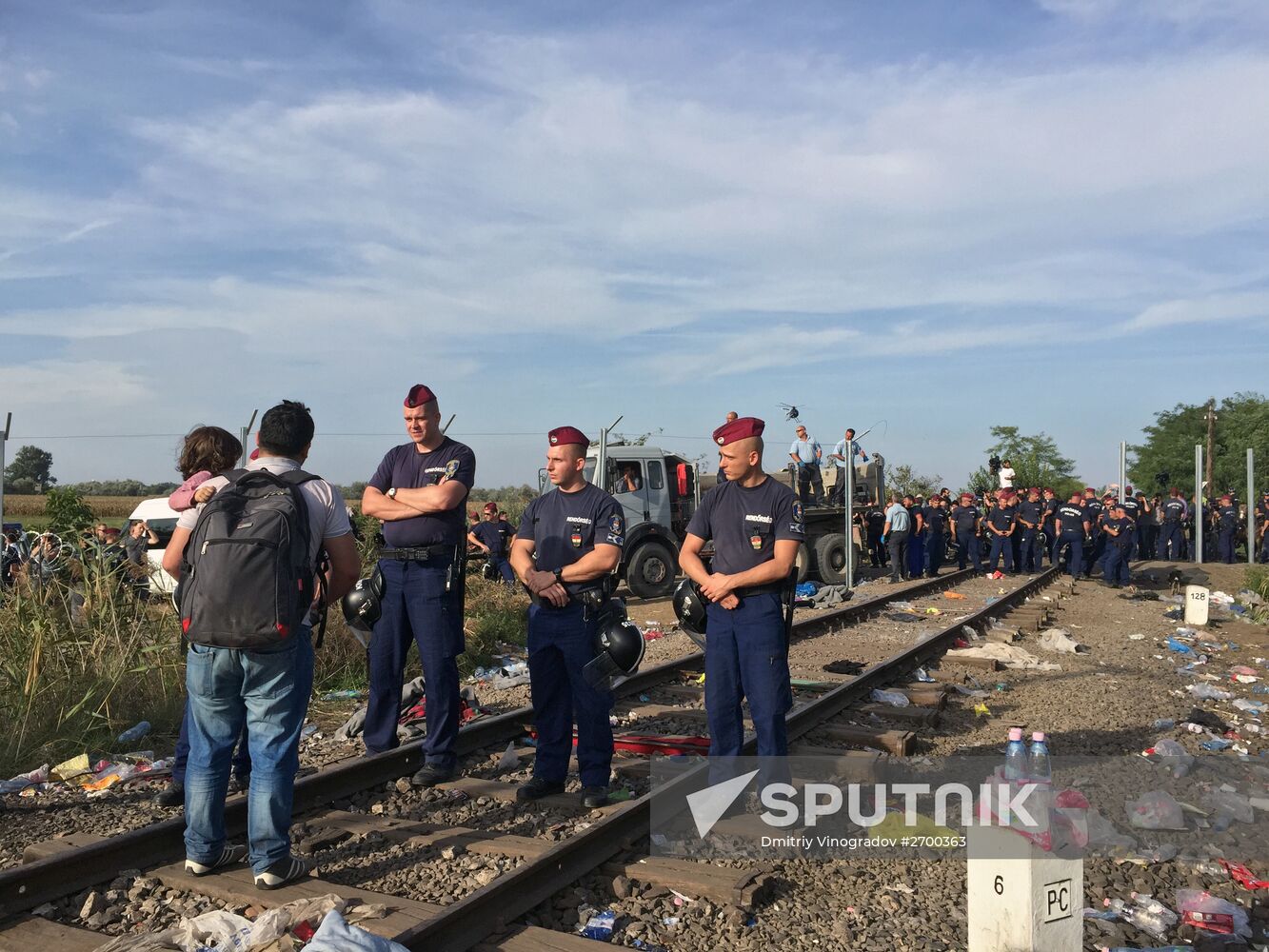 Situation on Hungarian-Serbian border
