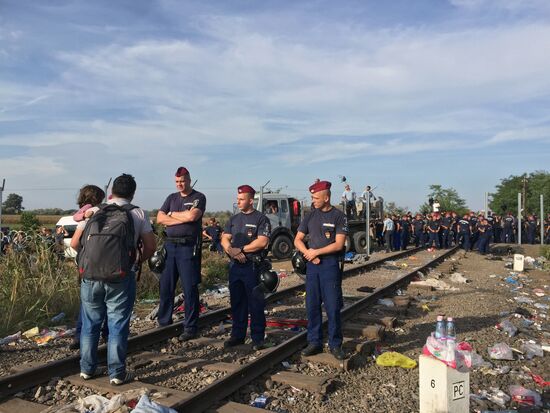 Situation on Hungarian-Serbian border