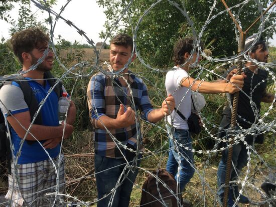 Situation on Hungarian-Serbian border