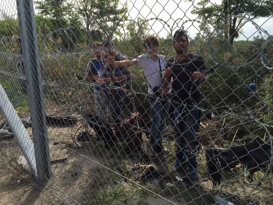 Situation on Hungarian-Serbian border
