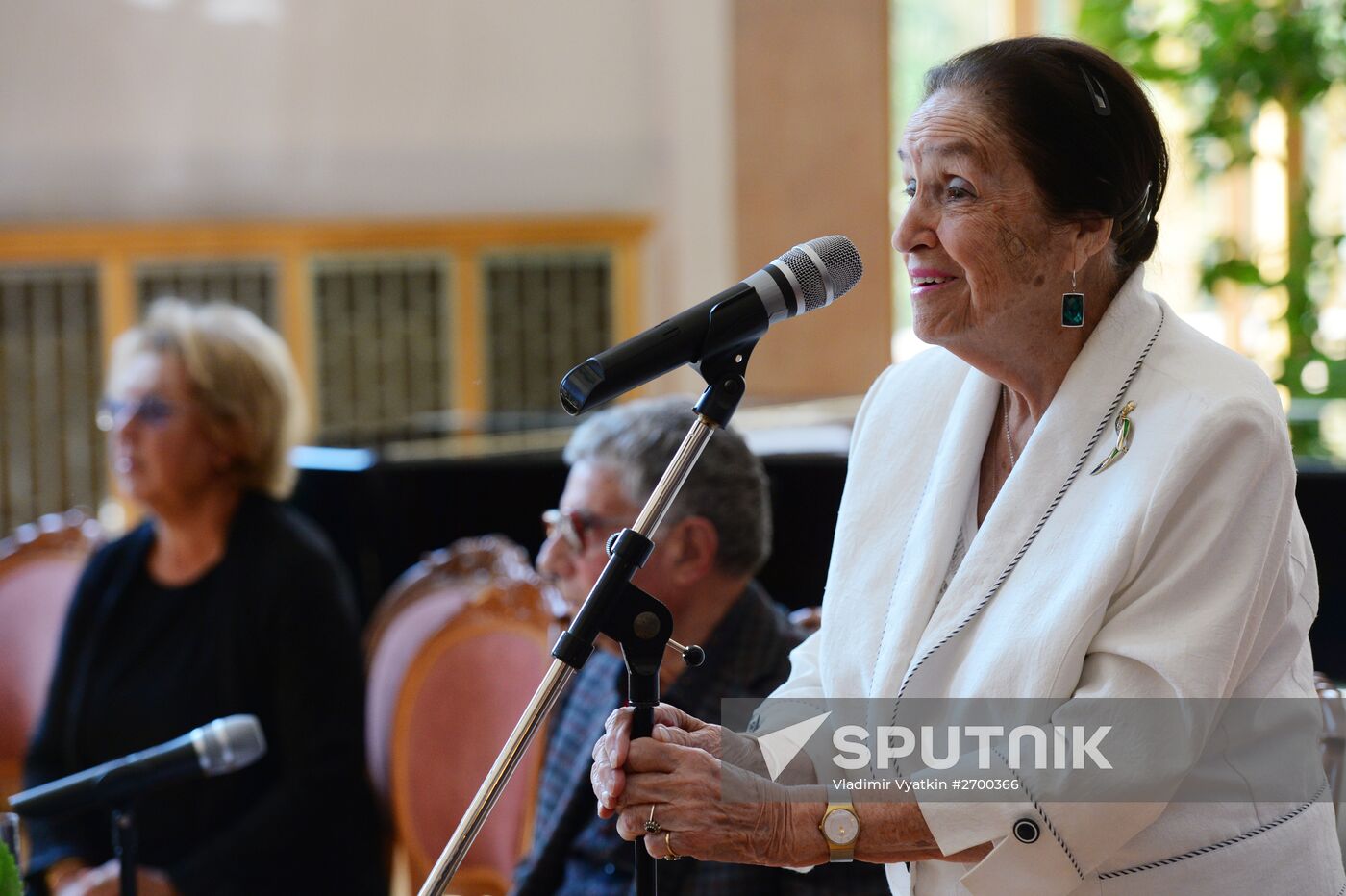 Meeting of Mossovet Theater actors