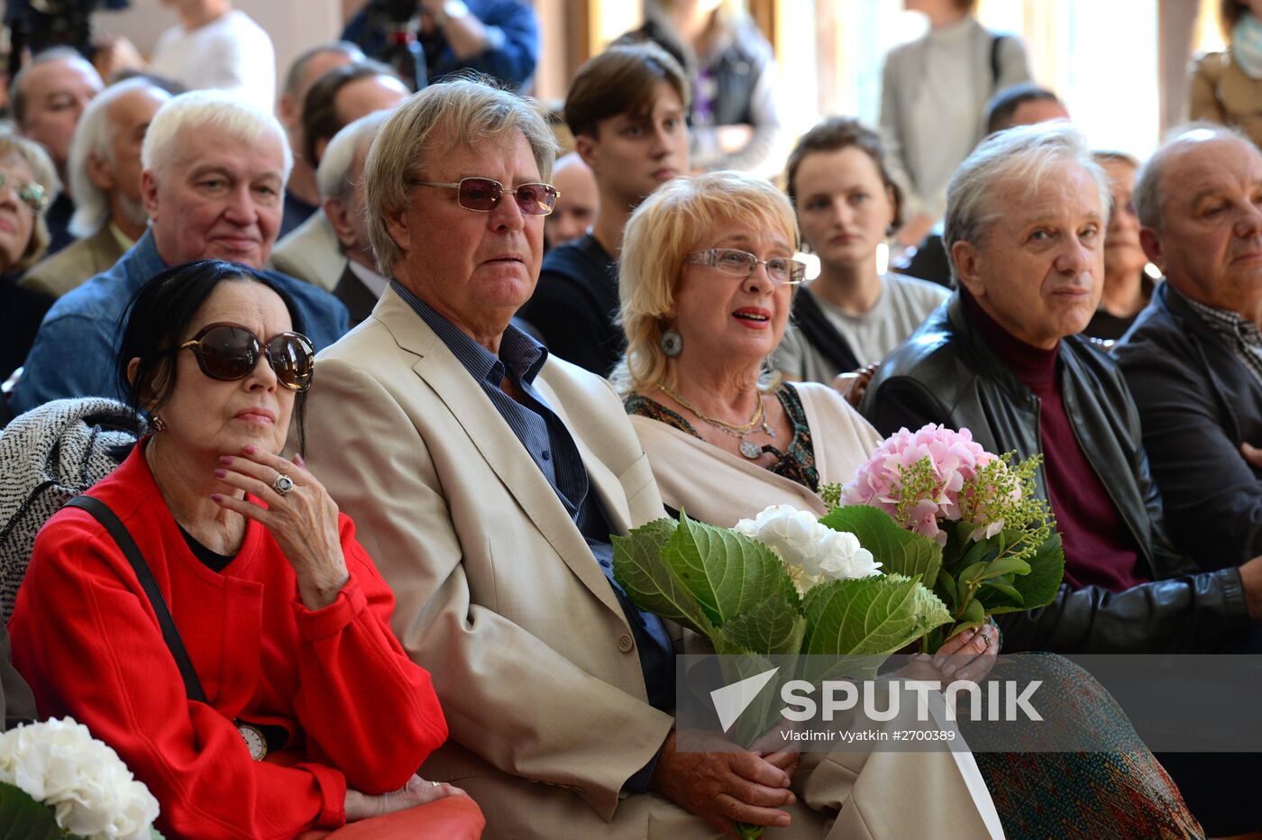 Meeting of Mossovet Theater actors