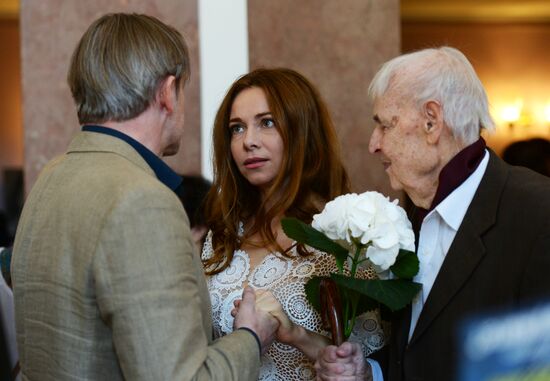 Meeting of Mossovet Theater actors