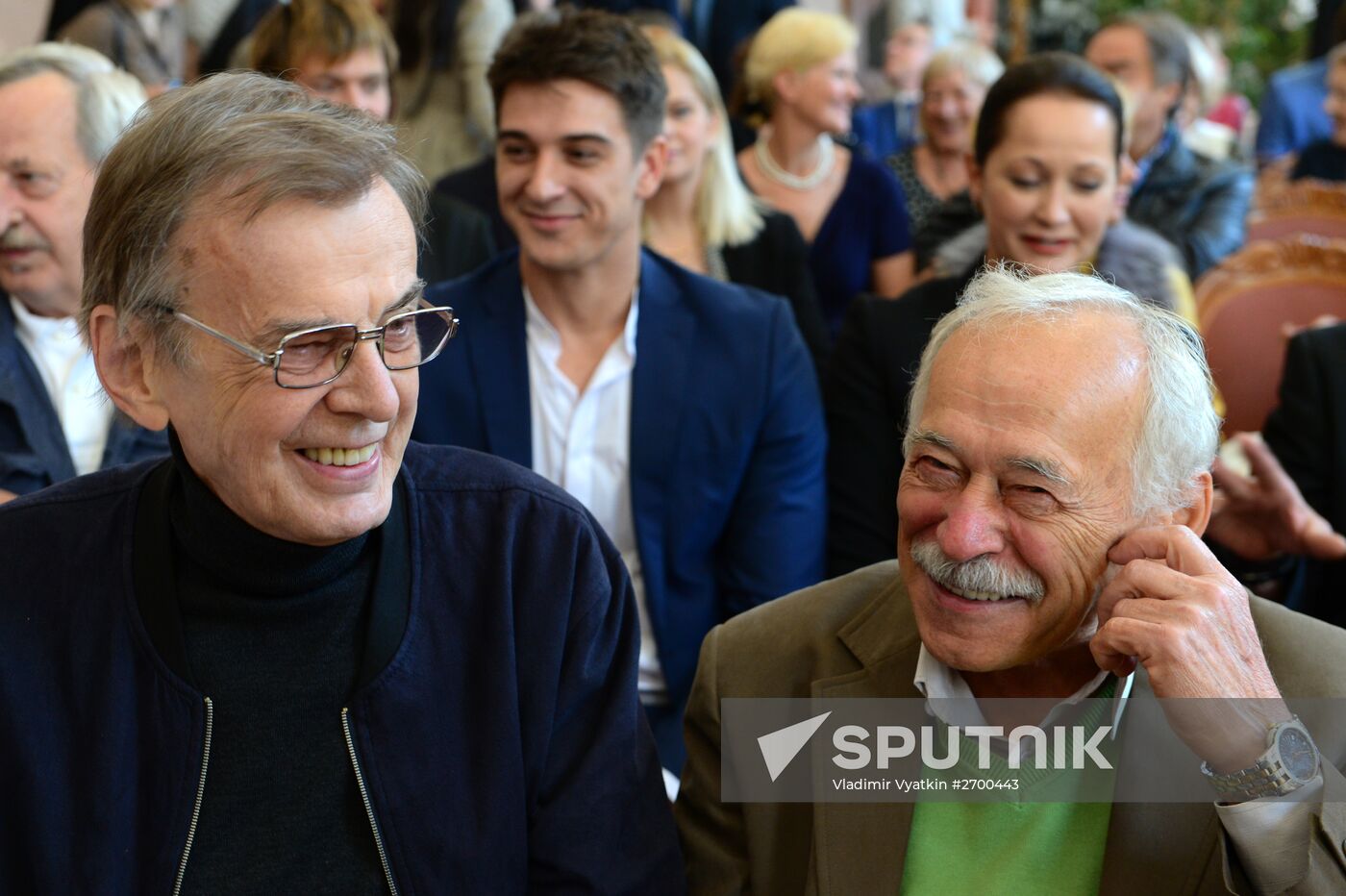 Meeting of Mossovet Theater actors