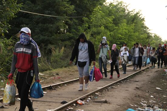Situation on Hungarian-Serbian border