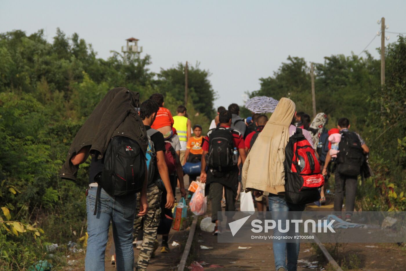 Situation on Hungarian-Serbian border