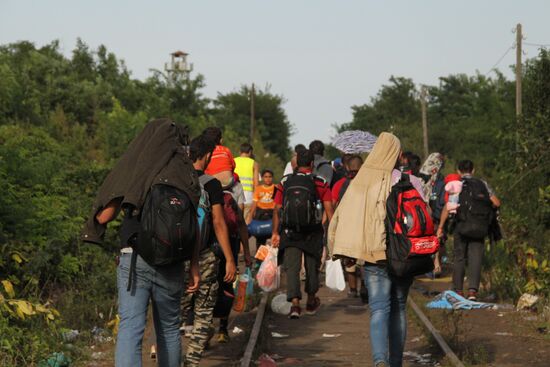 Situation on Hungarian-Serbian border
