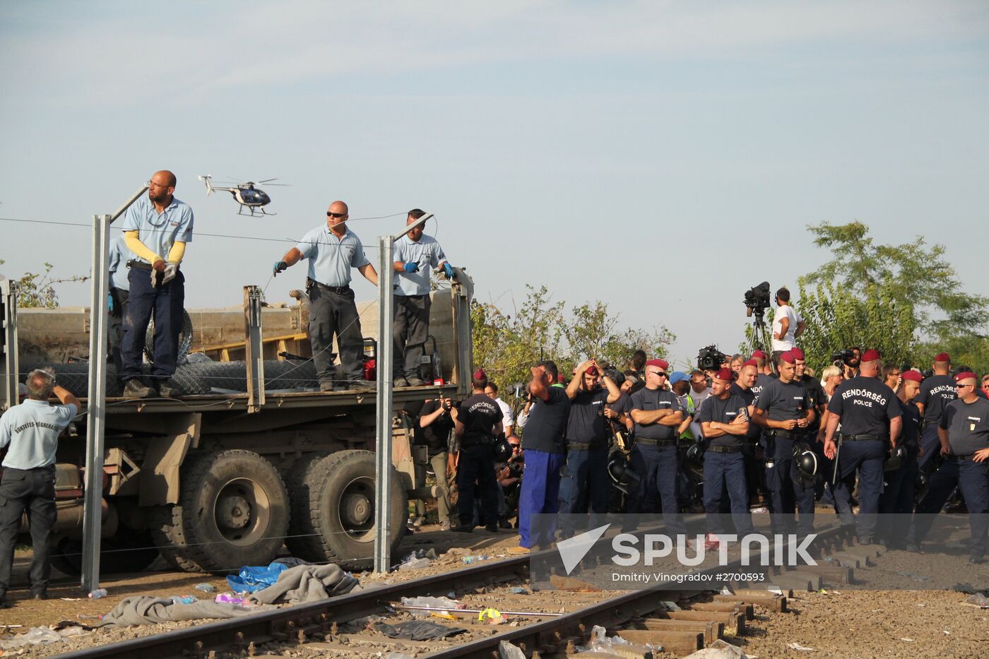 Situation on Hungarian-Serbian border