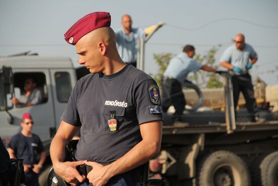 Situation on Hungarian-Serbian border