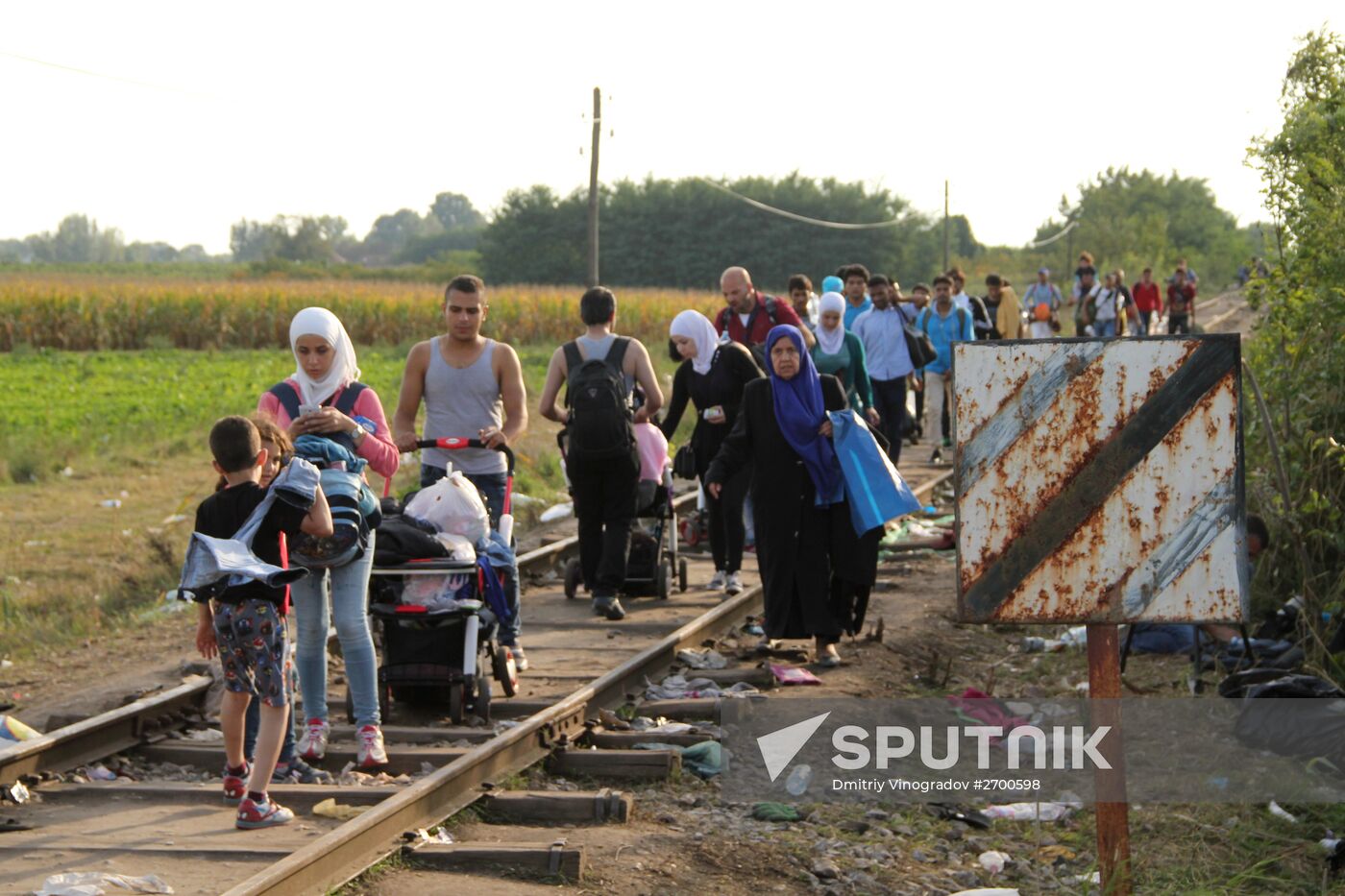 Situation on Hungarian-Serbian border