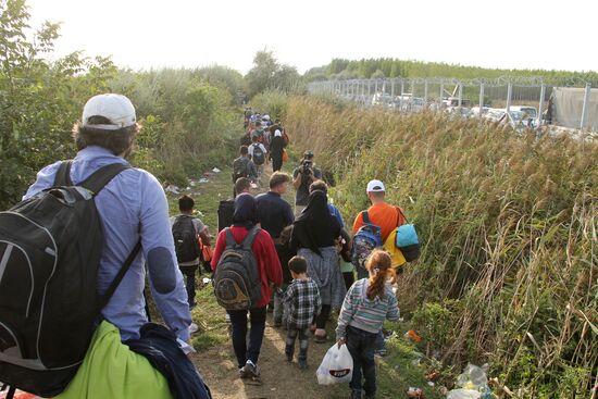 Situation on Hungarian-Serbian border