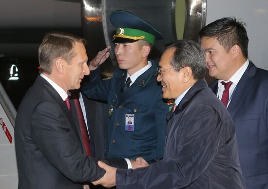 State Duma Speaker Sergei Naryshkin pays working visit to Mongolia