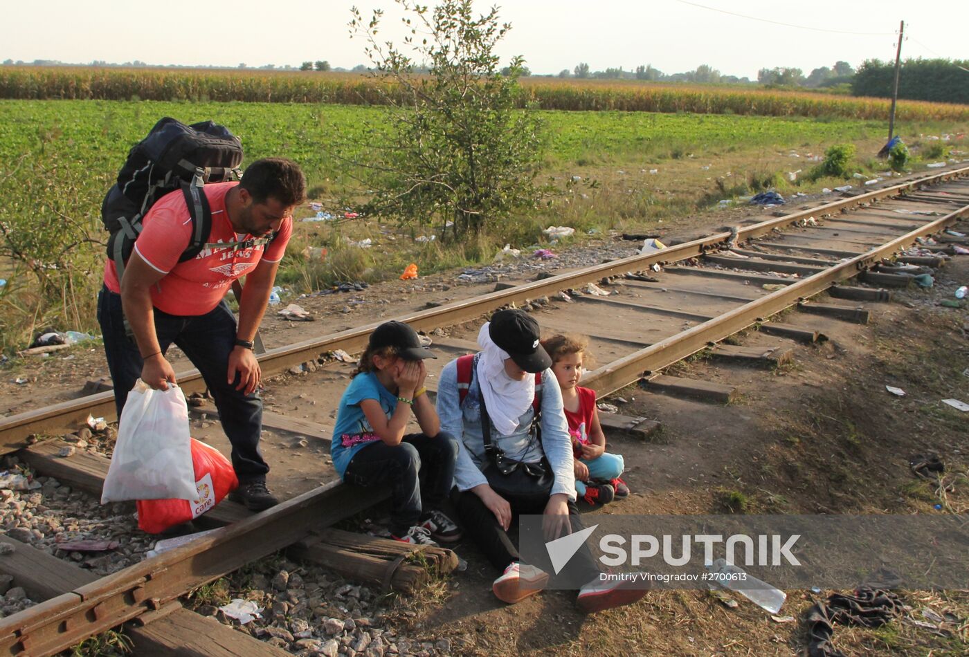 Situation on Hungarian-Serbian border