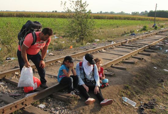 Situation on Hungarian-Serbian border