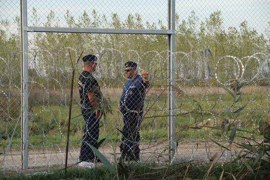 Situation on Hungarian-Serbian border