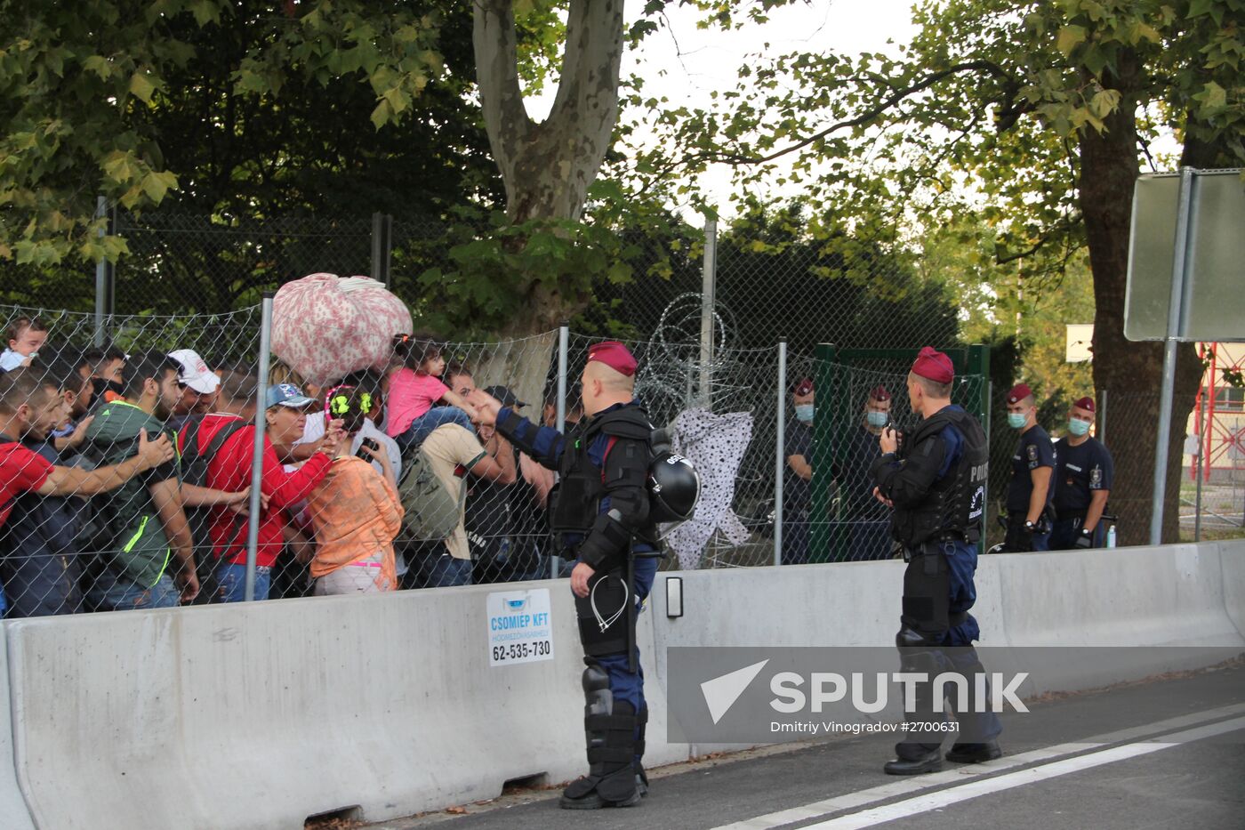 Situation on Hungarian-Serbian border
