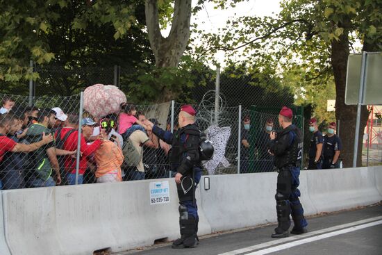 Situation on Hungarian-Serbian border