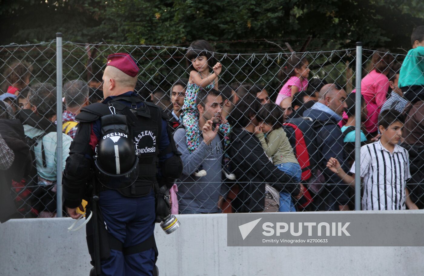 Situation on Hungarian-Serbian border