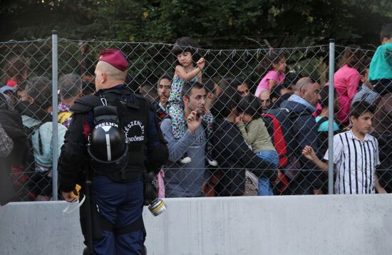 Situation on Hungarian-Serbian border