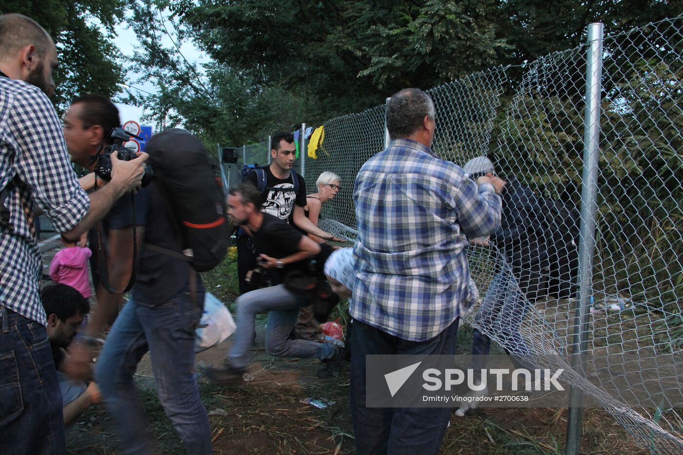 Situation on Hungarian-Serbian border