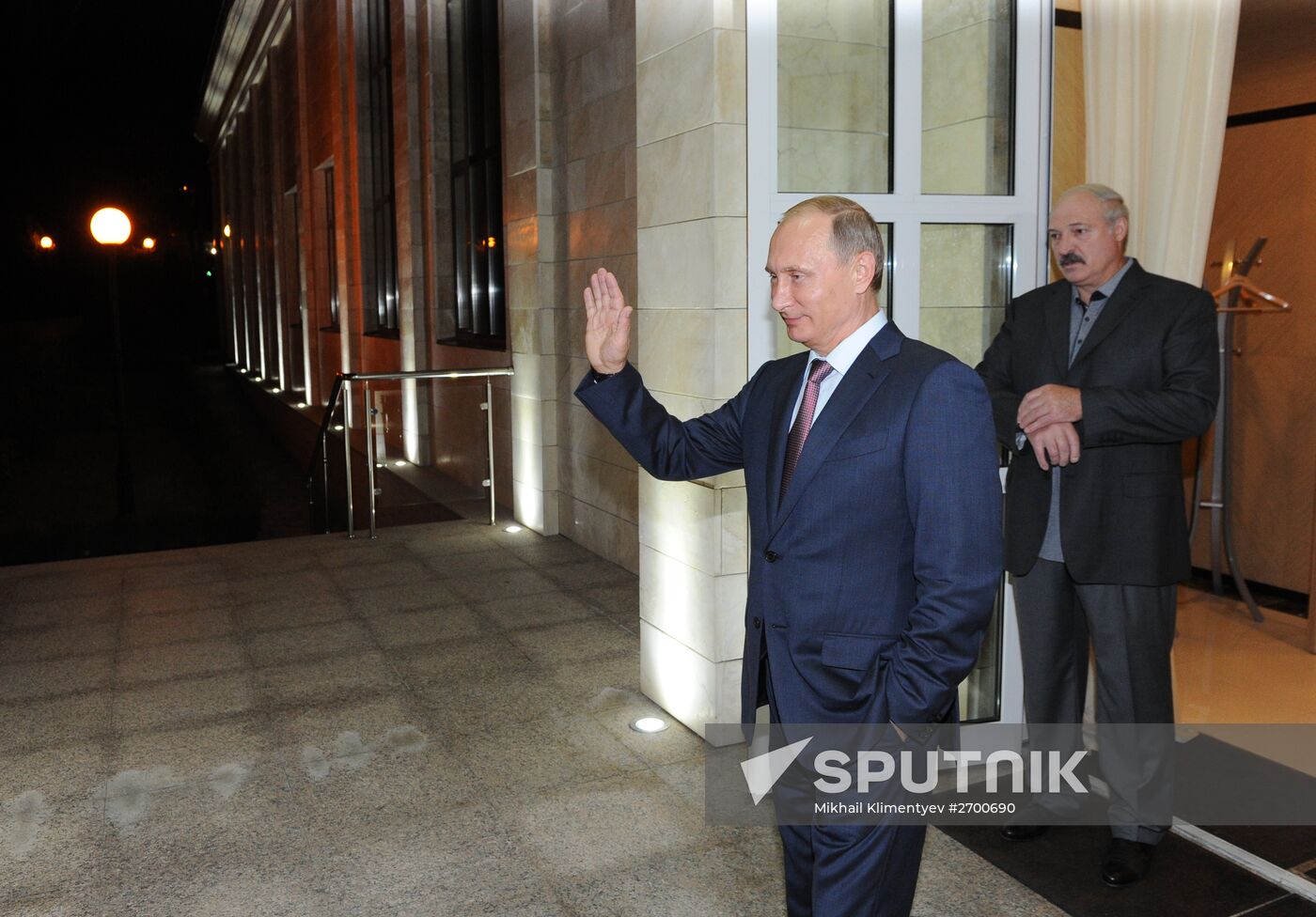 President Vladimir Putin meets with his Kazakh and Belarusian counterparts in Sochi residents