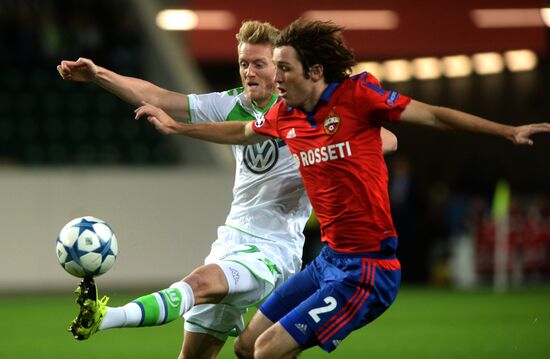 UEFA Champions League. Wolfsburg vs. CSKA