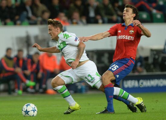 UEFA Champions League. Wolfsburg vs. CSKA