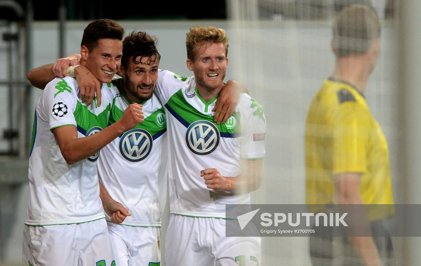 UEFA Champions League. Wolfsburg vs. CSKA