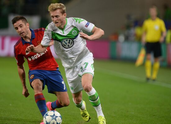UEFA Champions League. Wolfsburg vs. CSKA