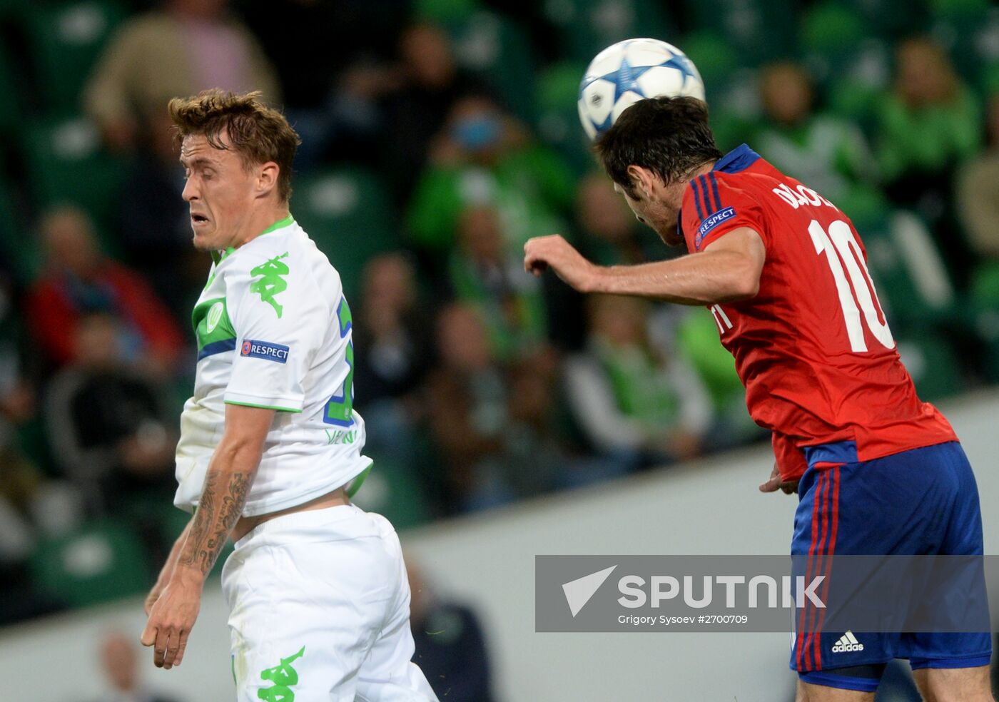 UEFA Champions League. Wolfsburg vs. CSKA